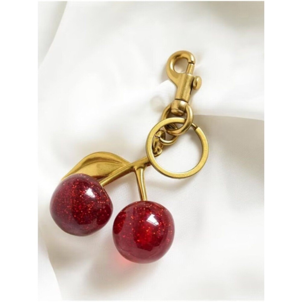 Cherry Bag Charm Keychain